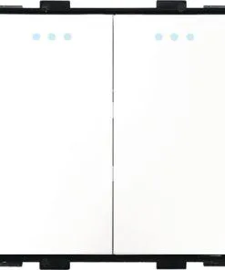 ONE TWO TOUCH Inbouw Wisselschakelaar Dubbel Wit