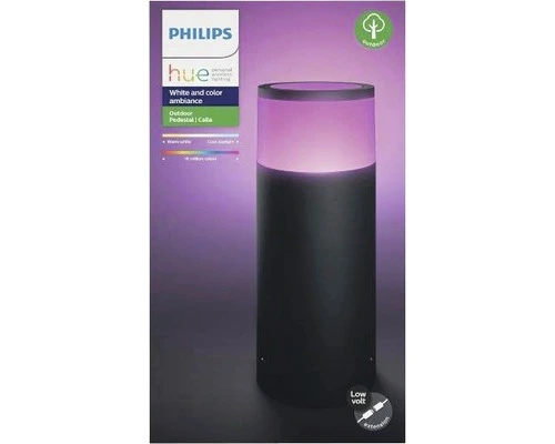 PHILIPS Hue White And Color Ambiance LED Sokkellamp Calla Zwart 24V (excl. Transformator) 4 PHILIPS Hue White And Color Ambiance LED Sokkellamp Calla Zwart 24V (excl. Transformator) - Afbeelding 4