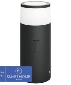 PHILIPS Hue White And Color Ambiance LED Sokkellamp Calla Zwart 24V (excl. Transformator)