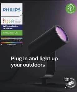 PHILIPS Hue White And Color Ambiance LED Buitenspot Lily Zwart 24V (basisset) -Binnenverlichting Verkoopwinkel DV 8 6781477 07 4c DE 20190527134650