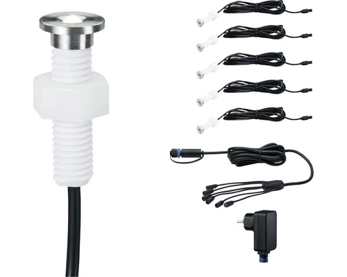 PAULMANN Plug & Shine Inbouwlamp MicroPen II IP67 24V (basisset) 1 PAULMANN Plug & Shine Inbouwlamp MicroPen II IP67 24V (basisset)