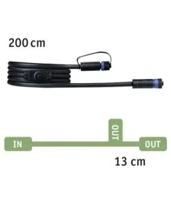 PAULMANN Plug & Shine Aansluitkabel Met 2 Uitgangen IP68 Zwart 2 Meter 7 PAULMANN Plug & Shine Aansluitkabel Met 2 Uitgangen IP68 Zwart 2 Meter -Binnenverlichting Verkoopwinkel DV 8 6781662 06 4c CH 20180710081751