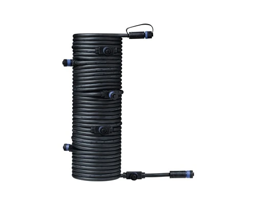 PAULMANN Plug & Shine Aansluitkabel Met 7 Uitgangen IP68 Zwart 15 Meter 1 PAULMANN Plug & Shine Aansluitkabel Met 7 Uitgangen IP68 Zwart 15 Meter