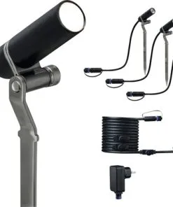 PAULMANN Plug & Shine Grondspot Plantini IP65 24V Antraciet (basisset)
