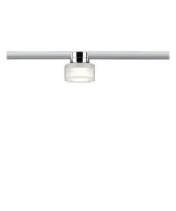 PAULMANN URail LED Plafondlamp Ceiling Topa Dot Chroom Mat Satijnglas/helder