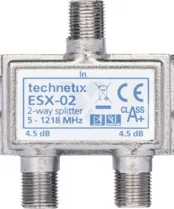 TECHNETIX Coax Schroef Splitter ESX-02 (F-connector)