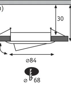 PAULMANN LED Inbouwspot Nova Ø 84 Mm Aluminium -Binnenverlichting Verkoopwinkel DV 8 6822387 03 4c AT 20180914051757