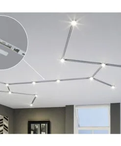 PAULMANN URail Middenvoeding 3/4/5/-aderig Chroom Mat (max. 1000W) -Binnenverlichting Verkoopwinkel DV 8 6828250 05 4c CH 20181004051654