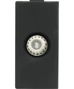 ONE TWO TOUCH Inbouw TV/coax Wandcontactdoos Zwart