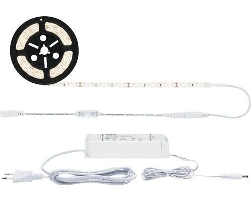 PAULMANN SimpLED Power LED-stripset Warmwit 300 Cm Wit Gecoat 1 PAULMANN SimpLED Power LED-stripset Warmwit 300 Cm Wit Gecoat