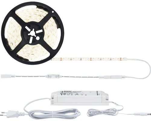 PAULMANN SimpLED Power LED-stripset Warmwit 500 Cm Wit Gecoat 1 PAULMANN SimpLED Power LED-stripset Warmwit 500 Cm Wit Gecoat