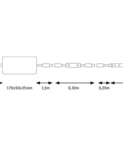 PAULMANN SimpLED Power LED-stripset Warmwit 500 Cm Wit Gecoat 12 PAULMANN SimpLED Power LED-stripset Warmwit 500 Cm Wit Gecoat -Binnenverlichting Verkoopwinkel DV 8 6858329 10 4c DE 20210914161251