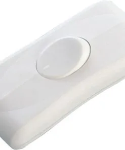 Snoerschakelaar Voor Platte Kabel Wit