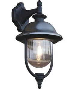 KONSTSMIDE Buitenlamp Parma Hangend Zwart-RVS