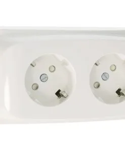 ATTEMA K40 Contactdoos 2-voudig Wit