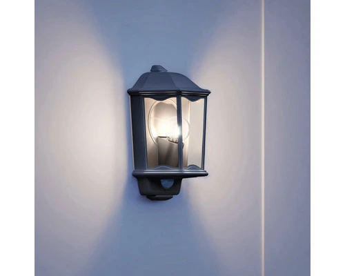 STEINEL Buitenlamp Met Sensor L190S Zwart 2 STEINEL Buitenlamp Met Sensor L190S Zwart - Afbeelding 2