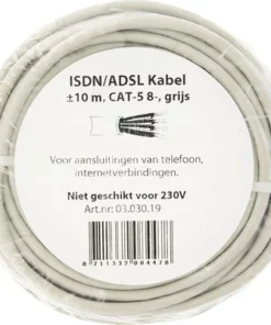 Netwerk Installatiekabel CAT5E UTP Grijs 10 M -Binnenverlichting Verkoopwinkel DV 8 7230640 03 4c NL 20210204051657
