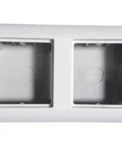 JUNG A500/AS500 Opbouwraam 2-voudig Alpine Wit AS 582 AWW