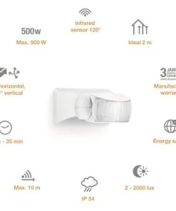 STEINEL Bewegingsmelder IS 1 Wit -Binnenverlichting Verkoopwinkel DV 8 7392017 05 4c DE 20190906051652