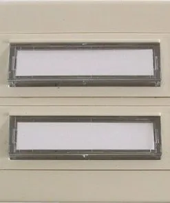 FRIEDLAND Belplaat 2-voudig Wit E33/2w