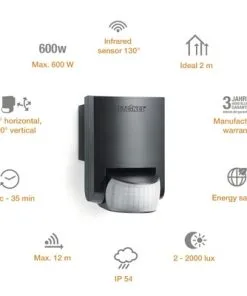 STEINEL Bewegingsmelder IS130-2 Zwart 11 STEINEL Bewegingsmelder IS130-2 Zwart -Binnenverlichting Verkoopwinkel DV 8 7507521 08 4c DE 20211109071515