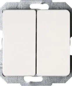 KOPP Milano Inbouw Basiselement Wisselschakelaar Wissel/wissel Met Bedieningswipper Wit