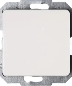 KOPP Milano Inbouw Basiselement Kruisschakelaar Met Bedieningswipper Wit