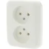 BUSCH-JAEGER Reflex Inbouw Wandcontactdoos (wcd) 2-voudig Polar Wit
