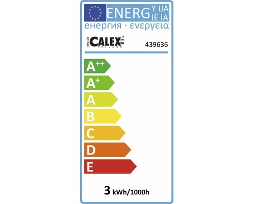 CALEX LED Filament Lamp E14/3W Kaarsvorm Tip, Flakkerend 3 CALEX LED Filament Lamp E14/3W Kaarsvorm Tip, Flakkerend - Afbeelding 3