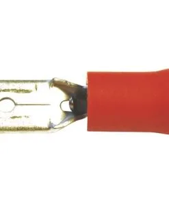 DRESSELHAUS Vlaksteektong Geïsoleerd 4,8x0,8 Mm Metaal/kunststof Rood, 100 Stuks