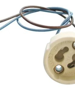 Fitting GU10/GZ10 Voor Hoogvolt Halogeen Met Aansluitdraden