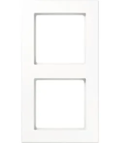 JUNG A500 Afdekraam 2-voudig Alpine Wit AC 582 WW