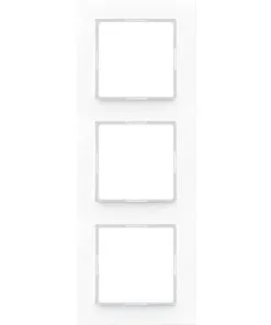 JUNG A500 Afdekraam 3-voudig Alpine Wit AC 583 WW