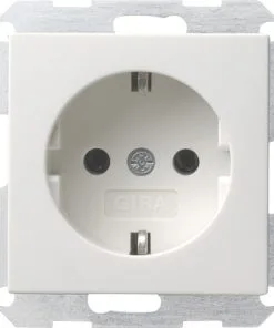 GIRA Standaard 55 Inbouw Wandcontactdoos (wcd) RA 1-voudig Zuiverwit Glans