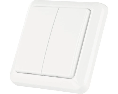 KLIKAANKLIKUIT® Draadloze Dubbele Wandschakelaar AWST-8802 Wit 2 KLIKAANKLIKUIT® Draadloze Dubbele Wandschakelaar AWST-8802 Wit - Afbeelding 2