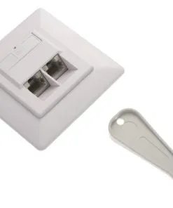 BLEIL Netwerkcontactdoos CAT6 Inbouw Wit