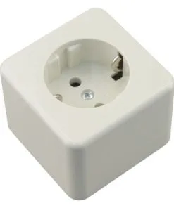 BERKER Opbouw Wandcontactdoos (wcd) RA 1-voudig Polarwit