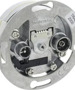 TECHNETIX Coax Inbouw Basiselement 2-gats