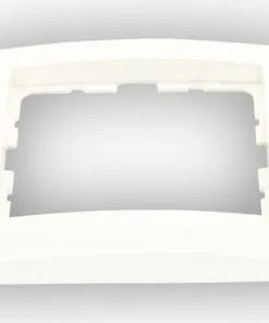 BERKER S1 Afdekraam 1-voudig Polarwit Glans