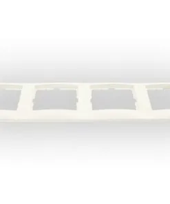 BERKER S1 Afdekraam 4-voudig Polarwit Glans