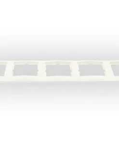 BERKER S1 Afdekraam 5-voudig Polarwit Glans