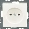 BERKER S1 Inbouw Wandcontactdoos (wcd) 1-voudig Polarwit Glans