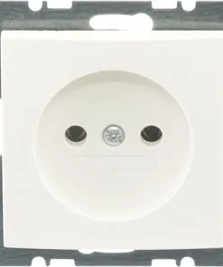 BERKER S1 Inbouw Wandcontactdoos (wcd) 1-voudig Polarwit Glans