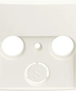 BERKER S1 Afdekplaat RTV Polarwit Glans