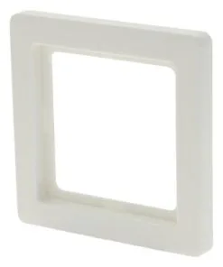 BERKER Q1 Afdekraam 1-voudig Polar Wit