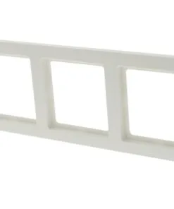 BERKER Q1 Afdekraam 3-voudig Polar Wit