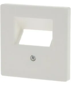 BERKER Q1 Afdekplaat ISDN 2x 8-polig Polar Wit