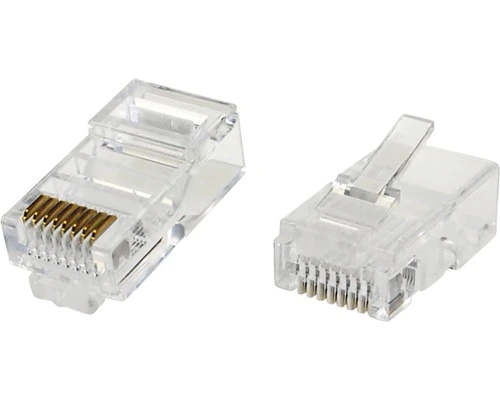 BLEIL RJ45 Stekker Transparant, 10 Stuks 1 BLEIL RJ45 Stekker Transparant, 10 Stuks