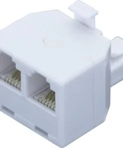 Bleil Adapter 1x RJ11 Naar 2x RJ11 M/F