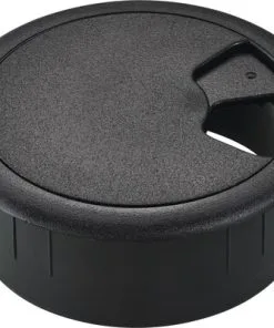 HETTICH Kabeldoorvoer Ø 80 Mm Zwart